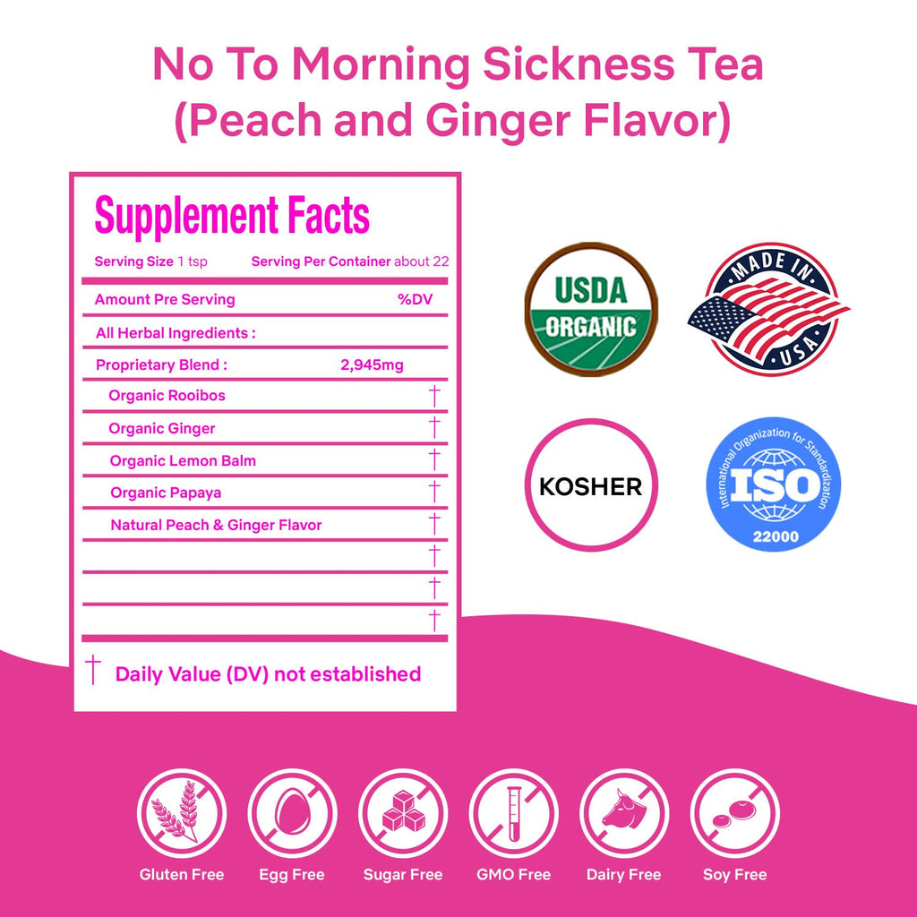 Secrets Of Tea Morning Sickness Relief Pregnancy Tea - 20 Count - image 5
