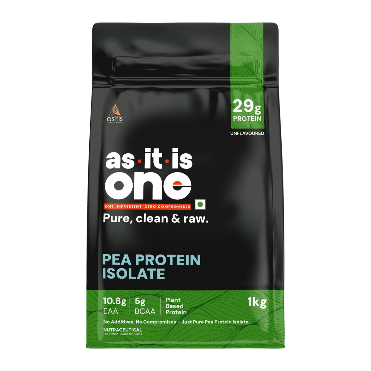 Asitis Nutrition Pea Protein Isolate Powder - 1000g