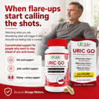 ULTALIFE URIC GO Uric Acid Support Supplement - 60 Capsules - image 2