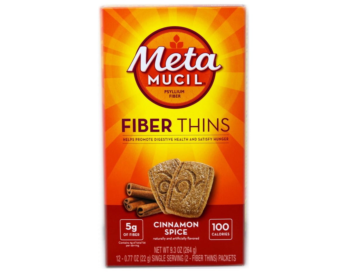 Metamucil Fiber Thins Cinnamon Spice