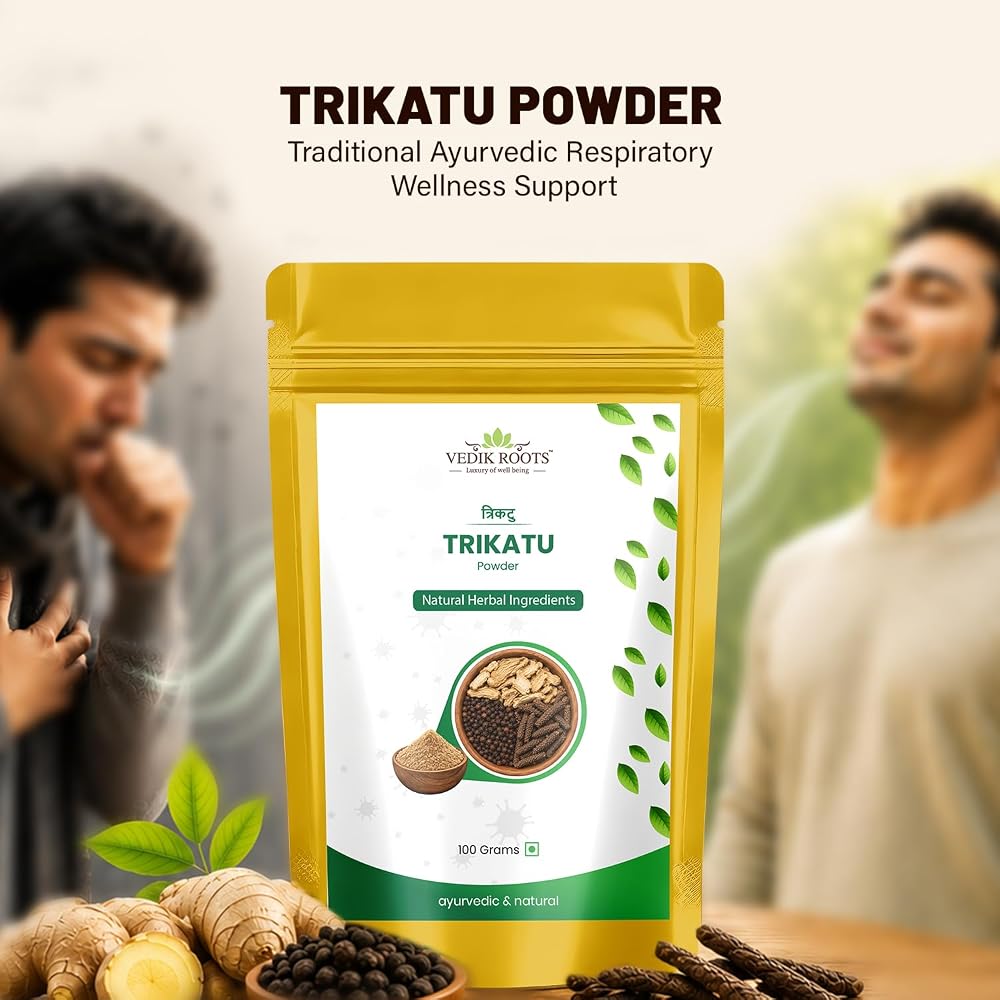 VEDIKROOTS Trikatu Powder Digestive Support - 100 g - image 3