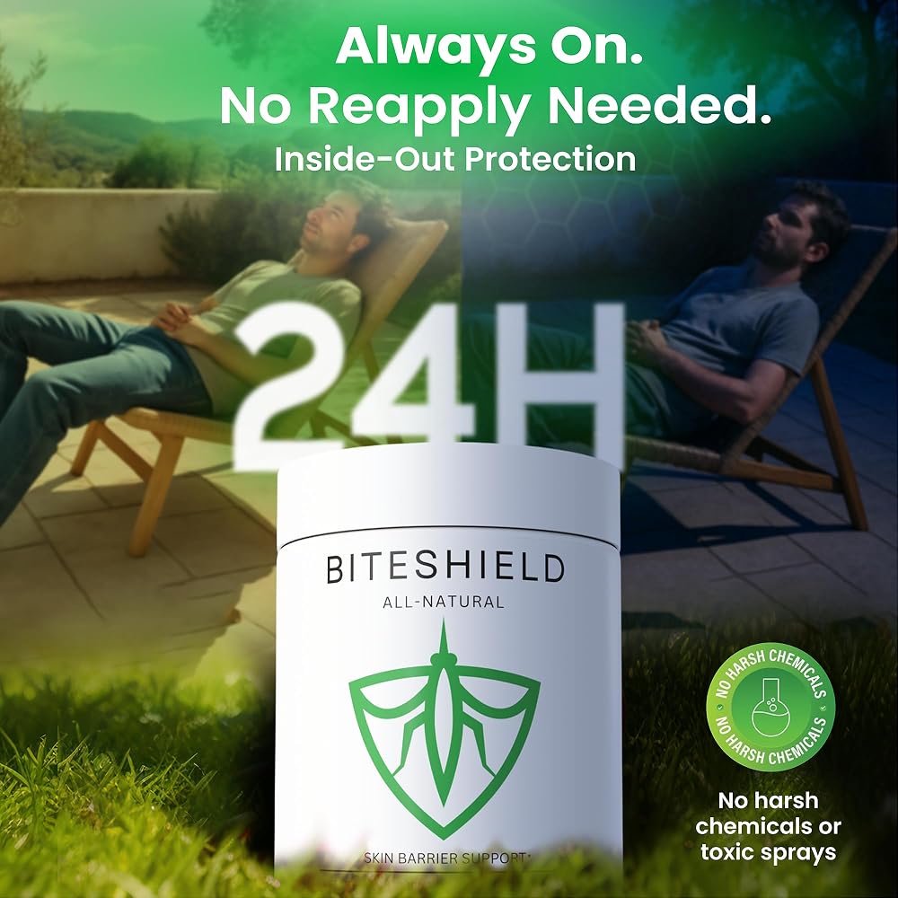 BITESHIELD Mosquito Repellent Pills for Humans - 60 Capsules - image 2