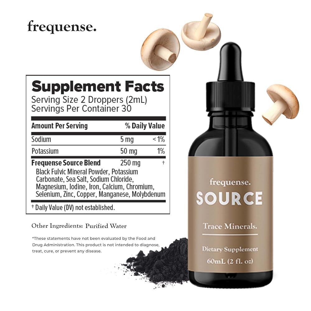 FREQUENSE Source Trace Minerals Fulvic Mineral Drops - 60ml - image 2