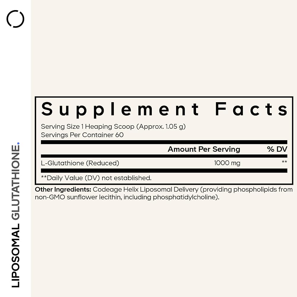Codeage Liposomal Glutathione Powder, Reduced - 2.22 Oz - image 2
