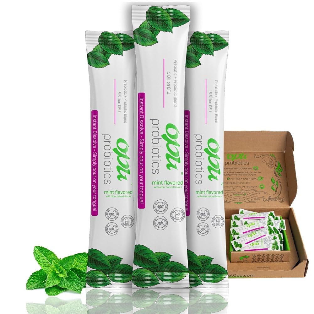'Opu Probiotics Mint Instant-Dissolve - One Month Supply - 5 Billion