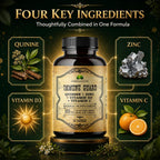 HERBALICIOUS Quinine Capsules 500mg with Vitamin C, D3 & Zinc - 60 Capsules - image 7