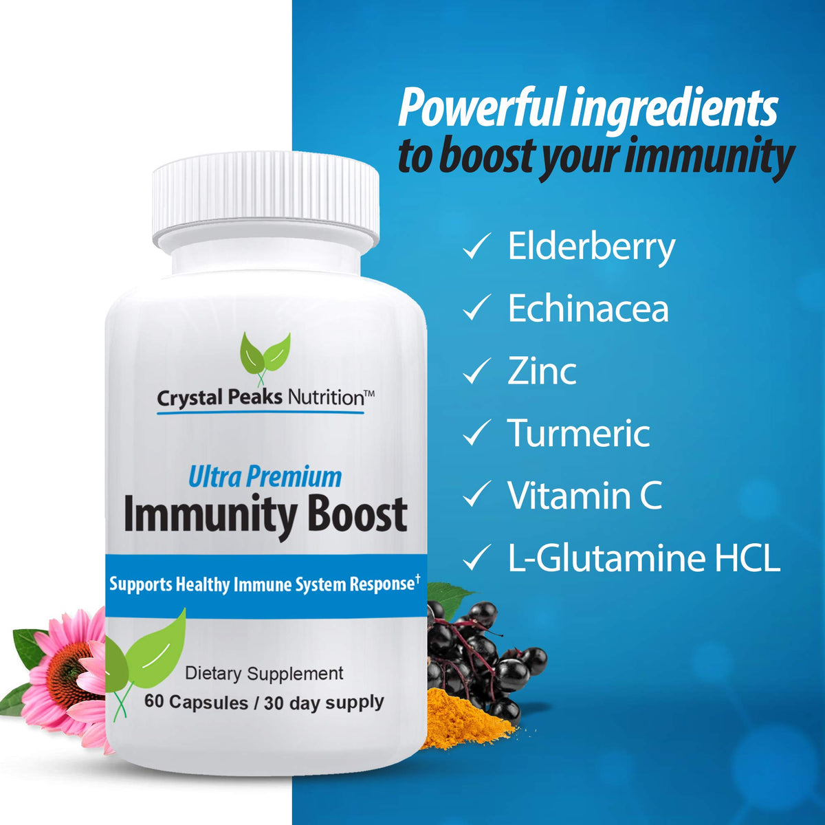 Crystal Peaks Nutrition Immune Support Capsules with Elderberry - image 8