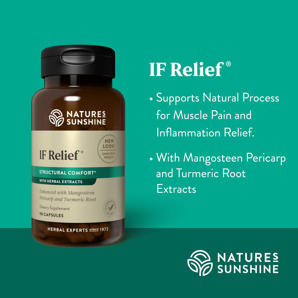Nature's Sunshine IF Relief Herbal Capsules - 90 Capsules - image 4