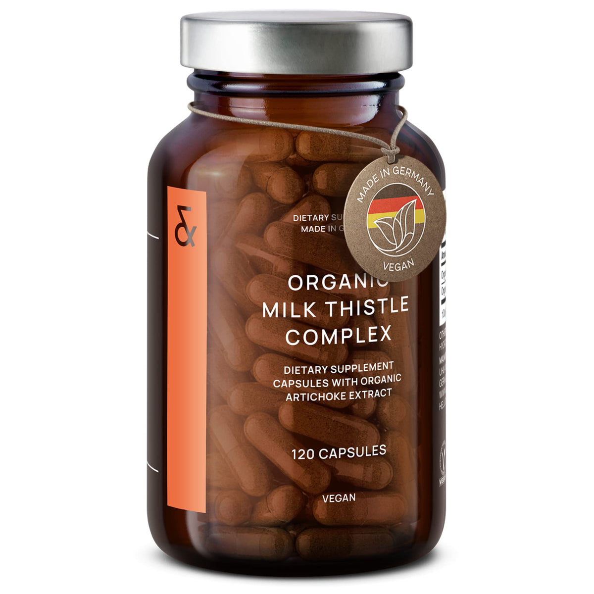 CLAV Organic Milk Thistle & Artichoke Complex - 120 Capsules
