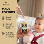 Bee and You Royal Jelly Raw Honey for Kids Immune Support - 6.7 oz - image 6