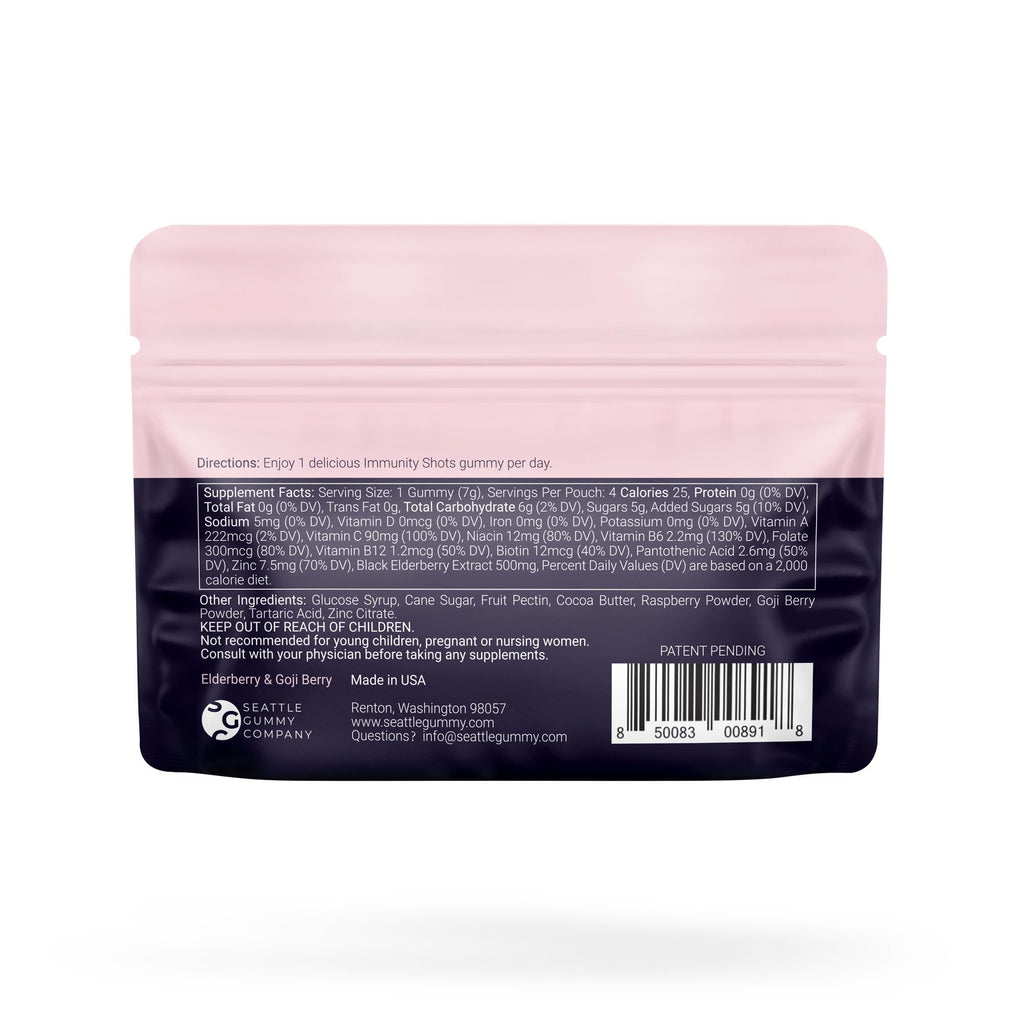 SGC Immunity Shots Elderberry Multivitamin Gummies - 48 Count - image 2