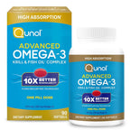 Qunol Advanced Omega-3 Krill & Fish Oil Complex