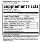 Garden of Life Organics Maximum Strength Turmeric Joints & Mobility - 30 Tablets - image 5