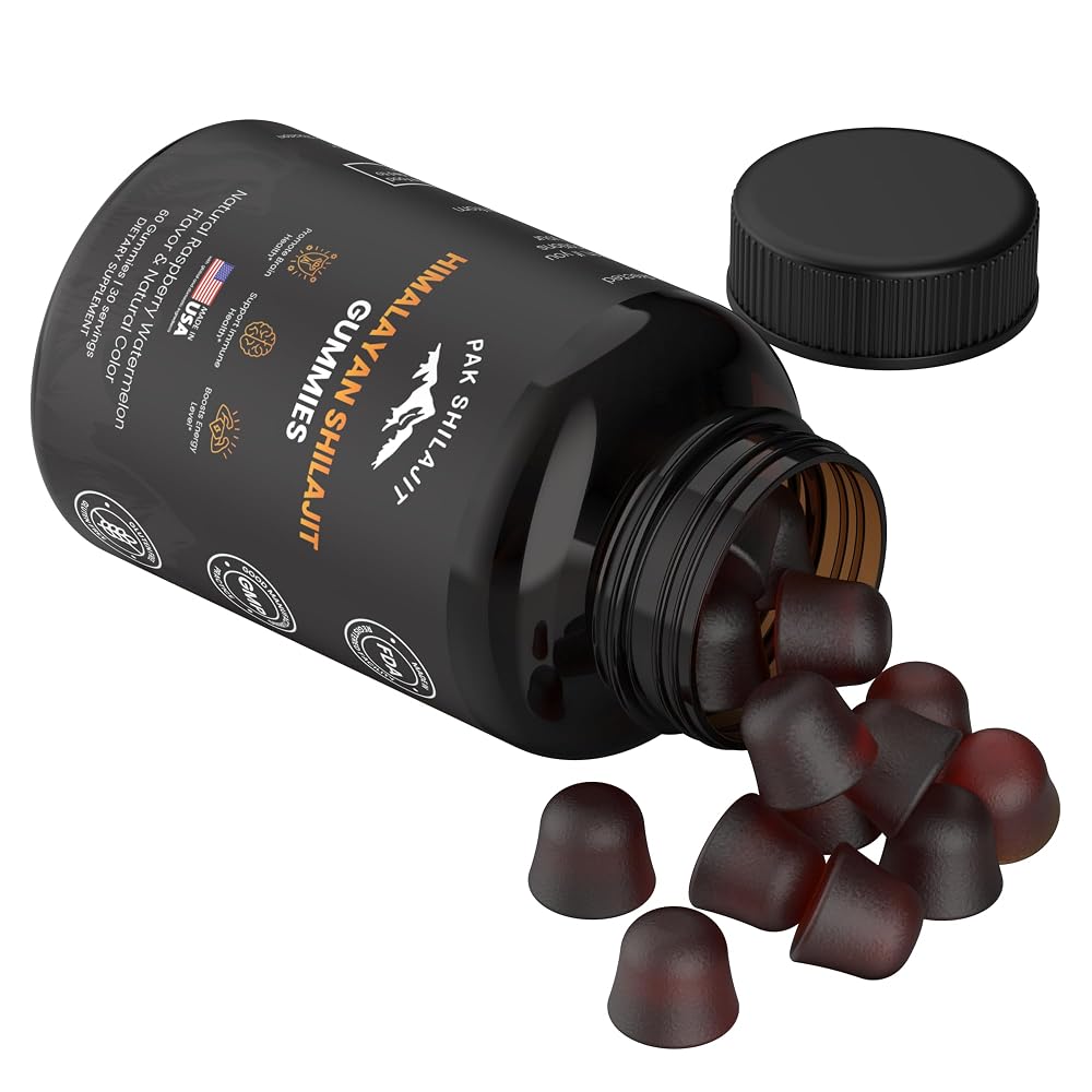 PakShilajit Pure Himalayan Shilajit Gummy Energy & Immunity - 60 Gummies - image 8