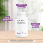 Supersmart Lion's Mane 1500mg per Day - 90 Vegetarian Capsules - image 3