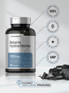 Horbäach Betaine HCl 1200mg - 180 Capsules - image 5