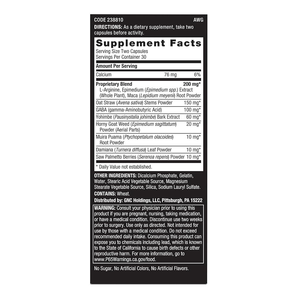 GNC Men's Staminol Capsules - 60 Count - image 3
