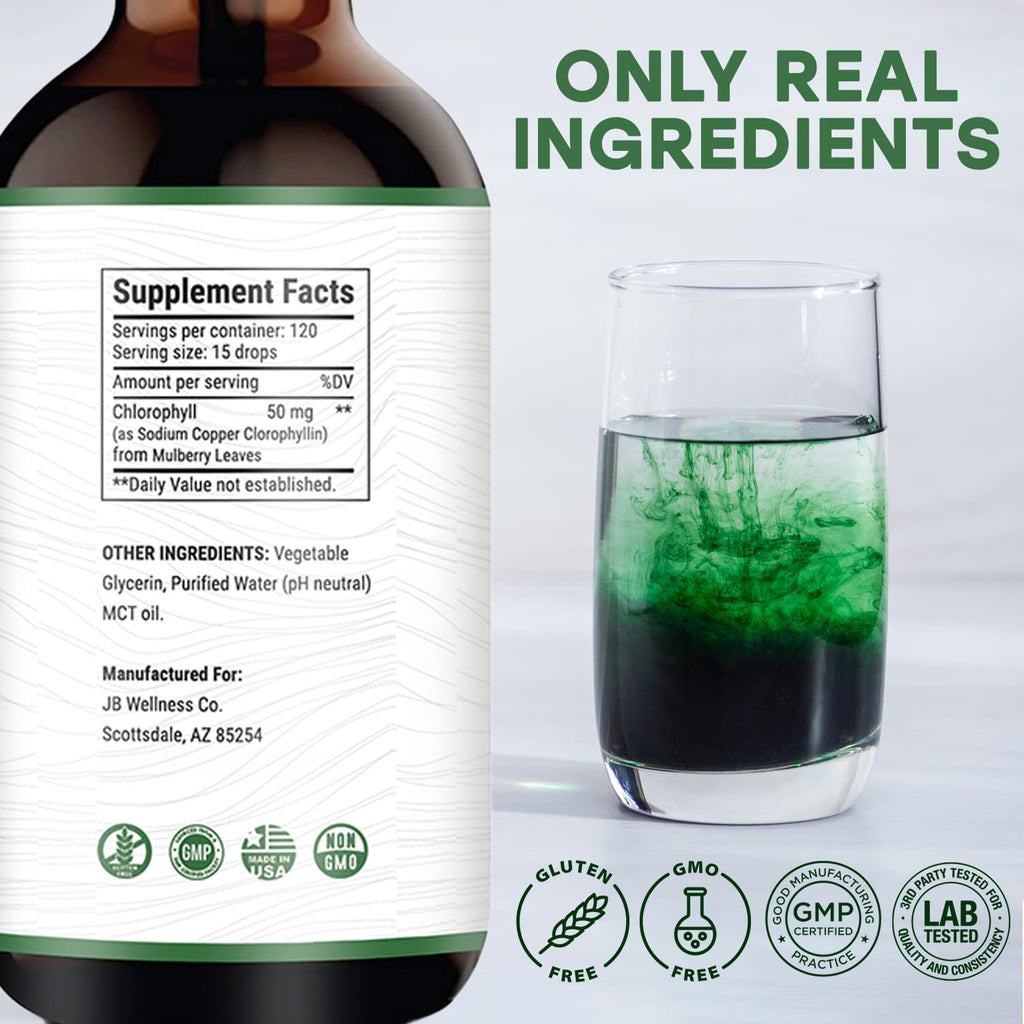 JB Wellness Co Liquid Chlorophyll Drops - 2-Pack - image 2