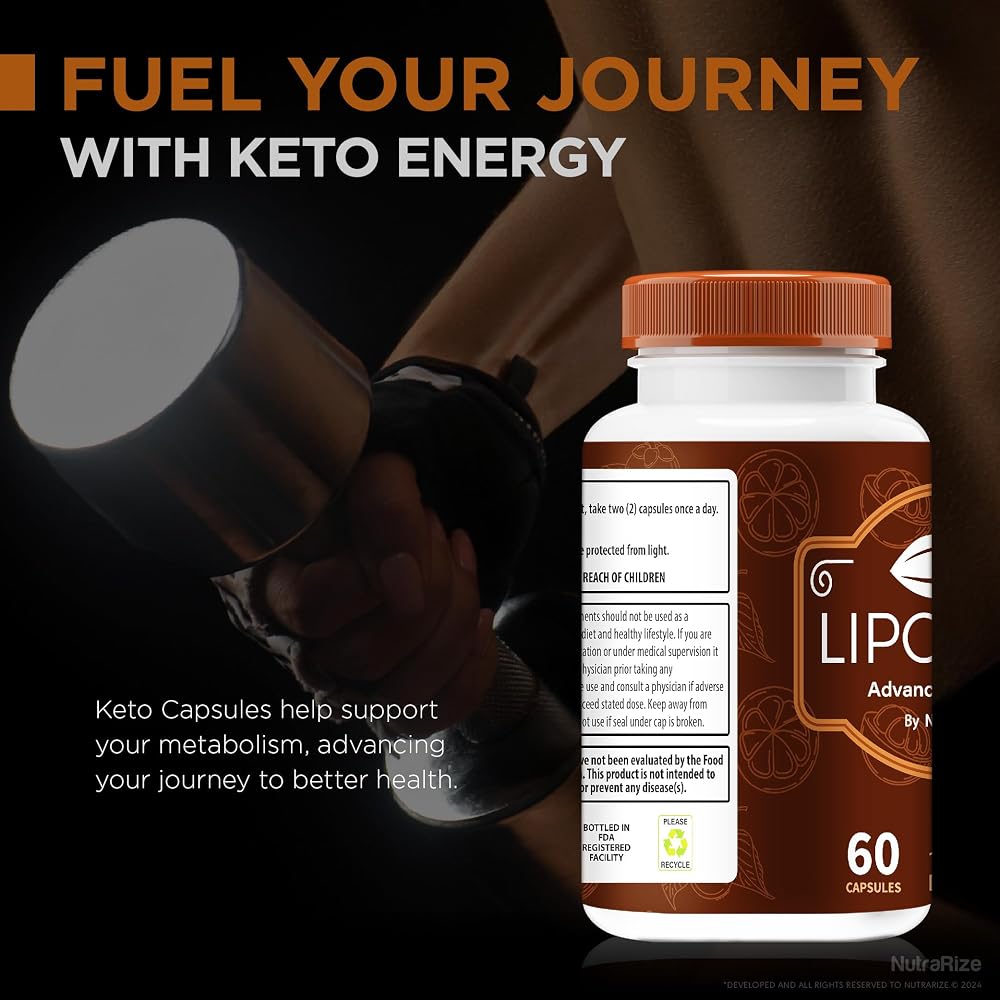 NutraRize Lipocaps Keto Formula Weight Loss Capsules - 180 Count - image 5