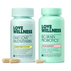 Love Wellness Daily Love Multivitamin & Big Brain Probiotic - Pack of 2
