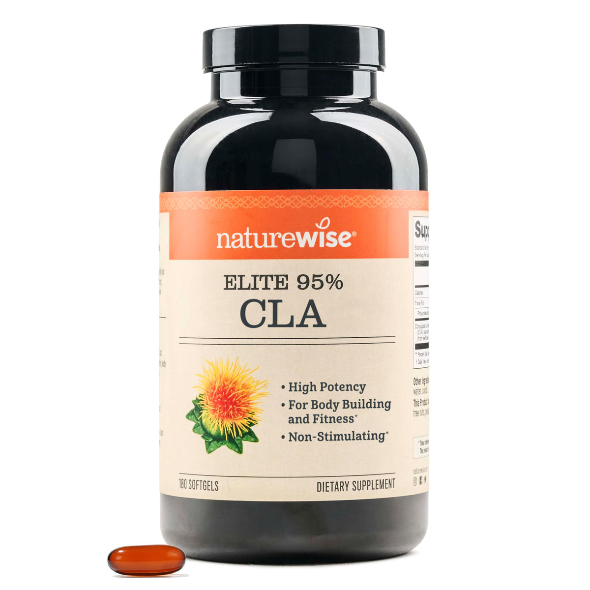 NatureWise CLA 1300 Conjugated Linoleic Acid - 180 Softgels