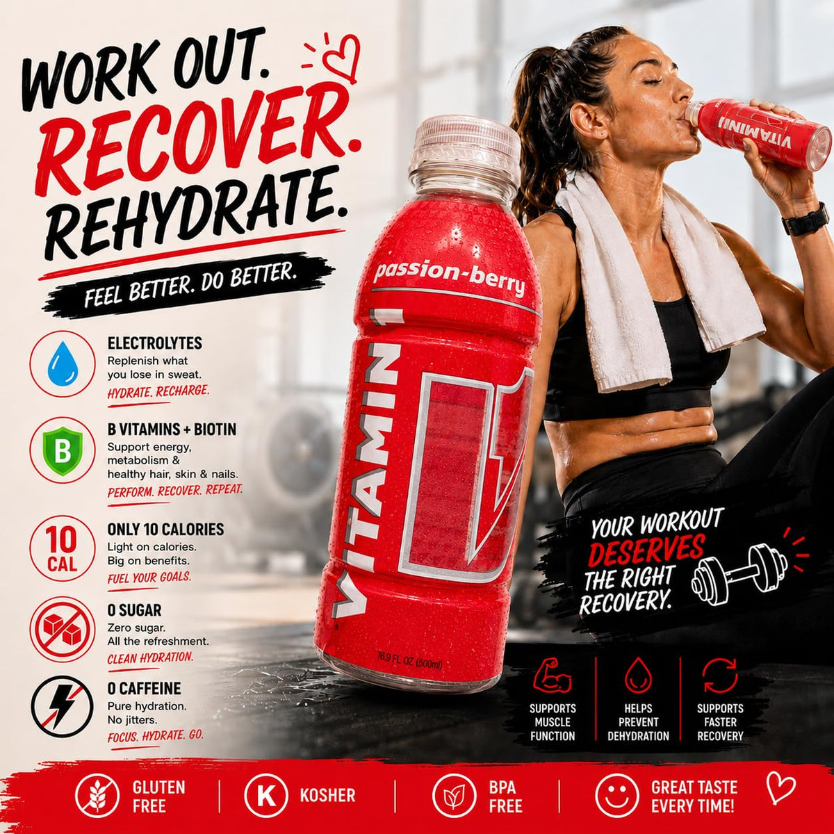 VITAMIN 1 Electrolyte Hydration Drink