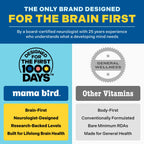 Mama Bird Kids Multi+ Liquid Vitamins Brain Support - 31 Servings - image 4