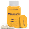 LongLifeNutri Monolaurin 1500mg Supplement - 200 Vegetarian Capsules