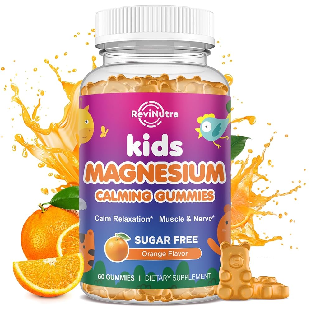ReviNutra Magnesium Gummies for Kids - Magnesium Glycinate Gummies