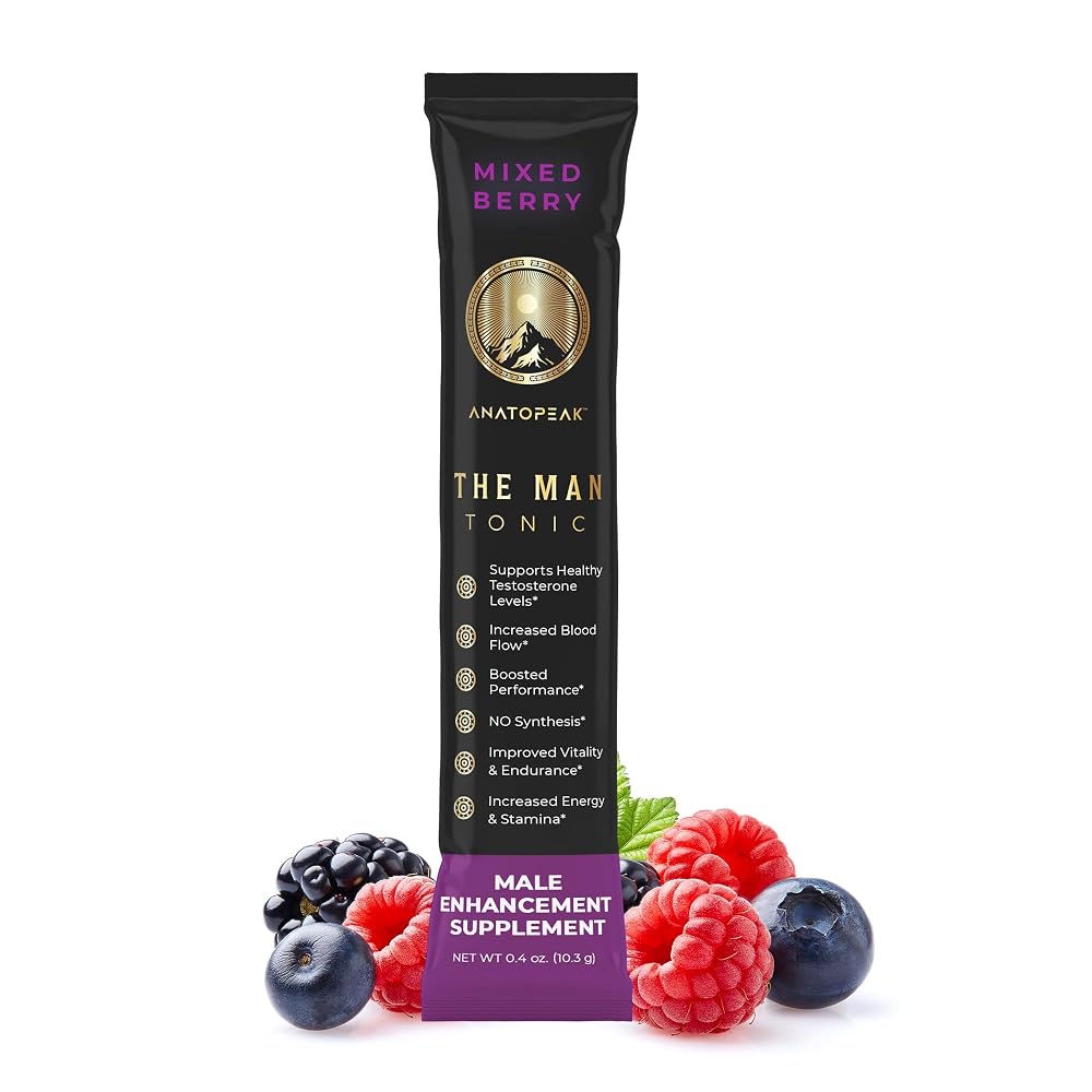 ANATOPEAK Male Enhancing Supplement Powder - 12 Sticks