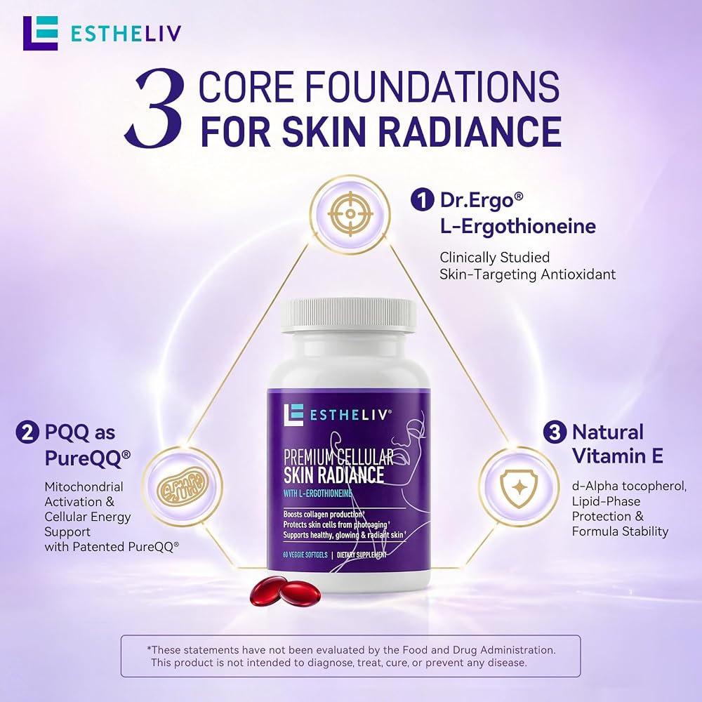 ESTHELIV Premium Cellular Skin Radiance - 60 Softgels - image 3
