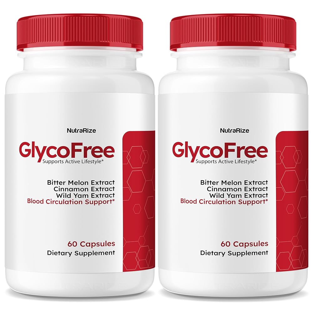 NutraRize GlycoFree Advanced Blood Support Supplement - 120 Capsules