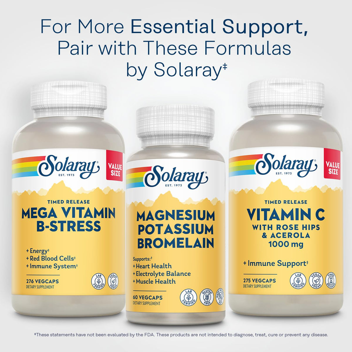 Solaray Magnesium and Potassium Asporotates with Bromelain - image 6