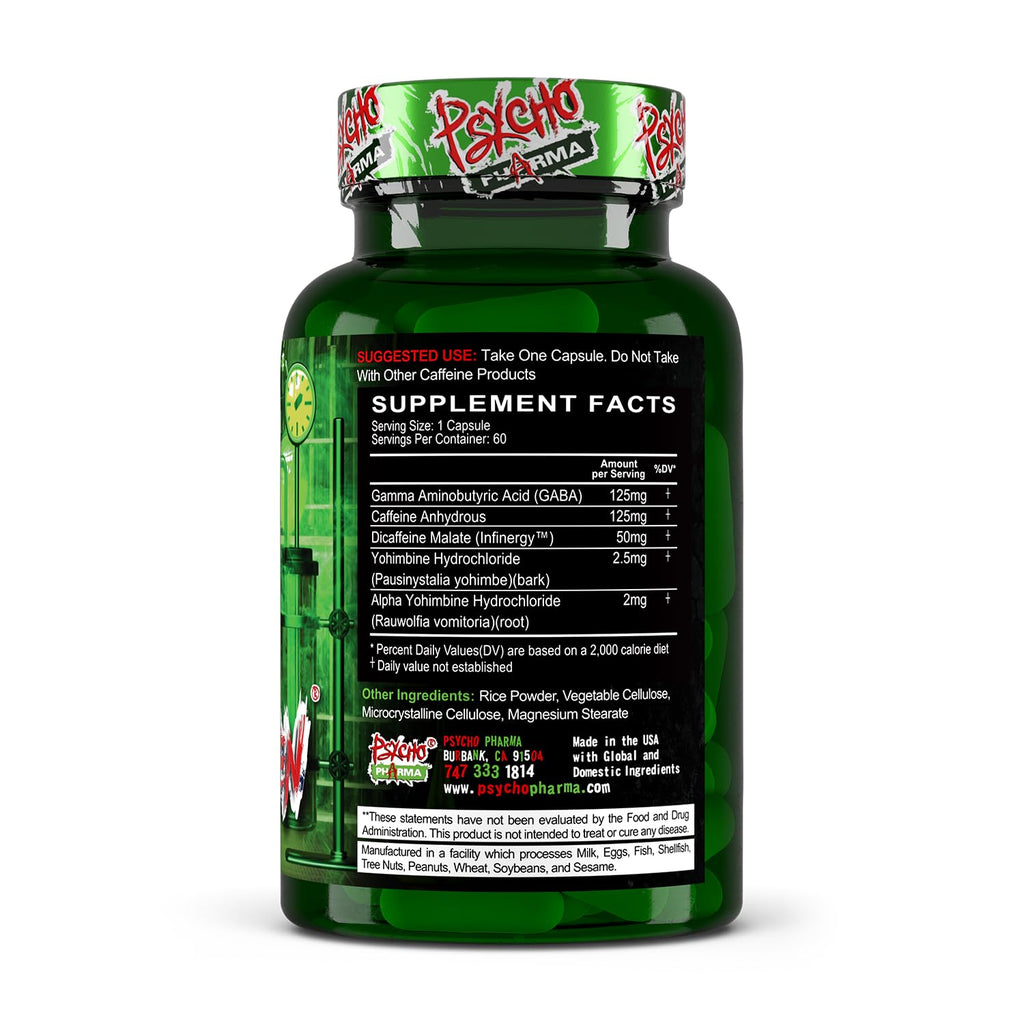 Psycho Pharma Far Beyond Driven Energy Capsules - 60 Count - image 3