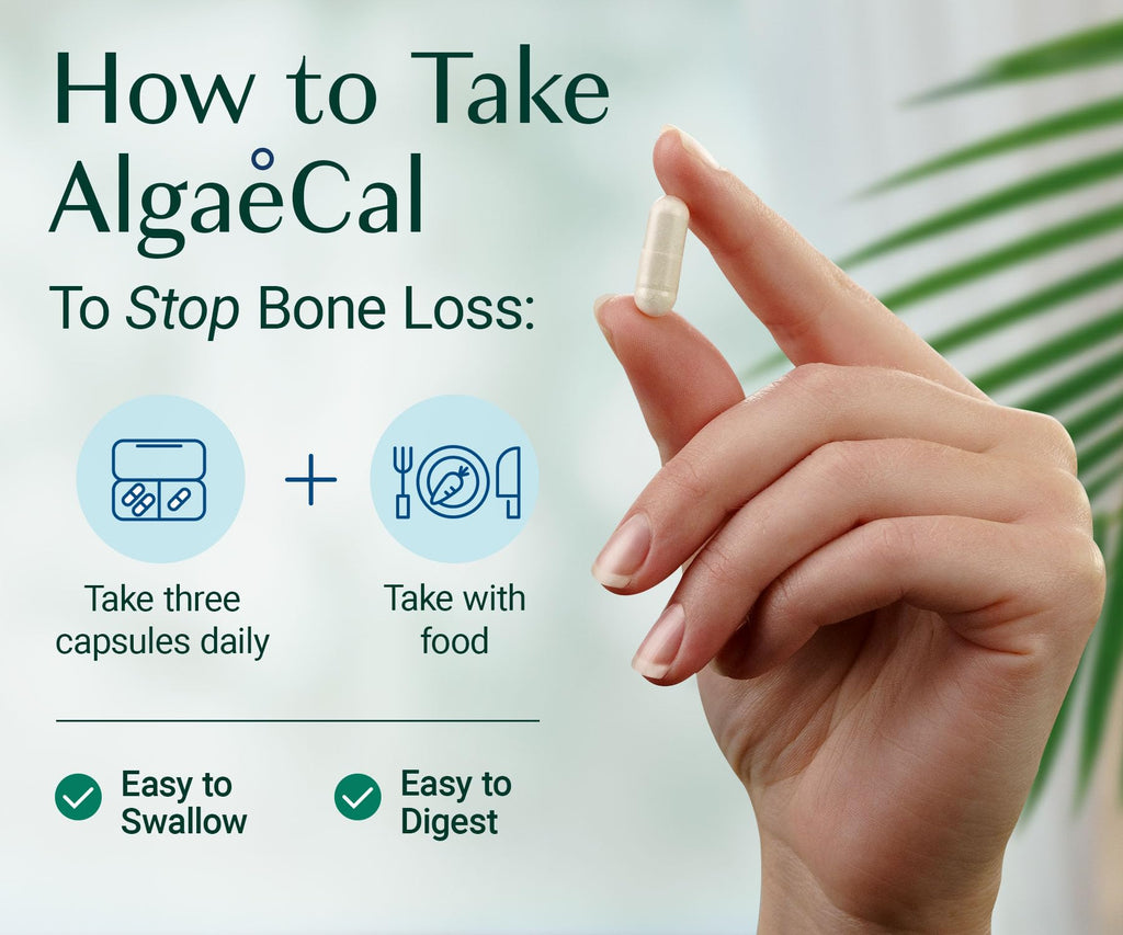 AlgaeCal Organic Calcium Supplement for Bone Strength