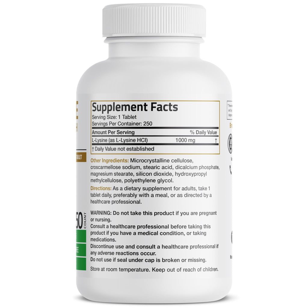Bronson L-Lysine Extra Strength 1000 mg