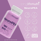 LongLifeNutri NeuroPEA Palmitoylethanolamide Luteolin - 180 Vegetarian Capsules - image 7