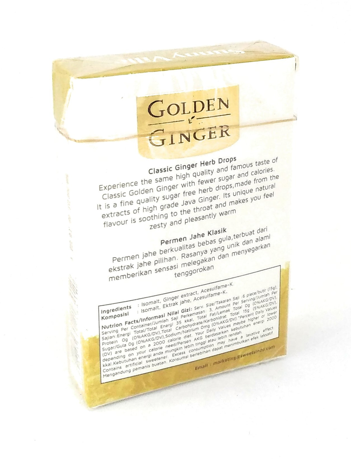 Golden Ginger Herb Drops Classic Gingerine Sugar Free - 2 Pack - image 2