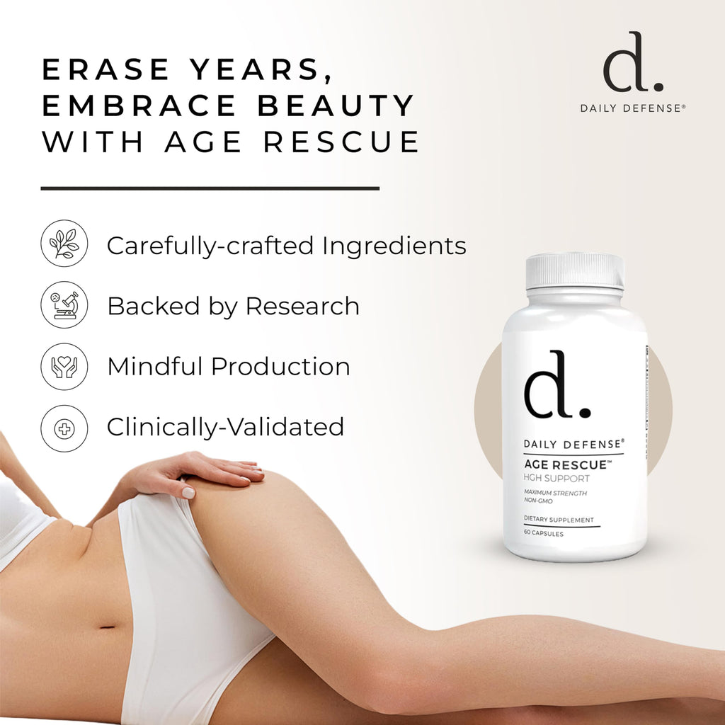Daily Defense Age Rescue Anti Aging Amino Acids - 60 Capsules - image 7