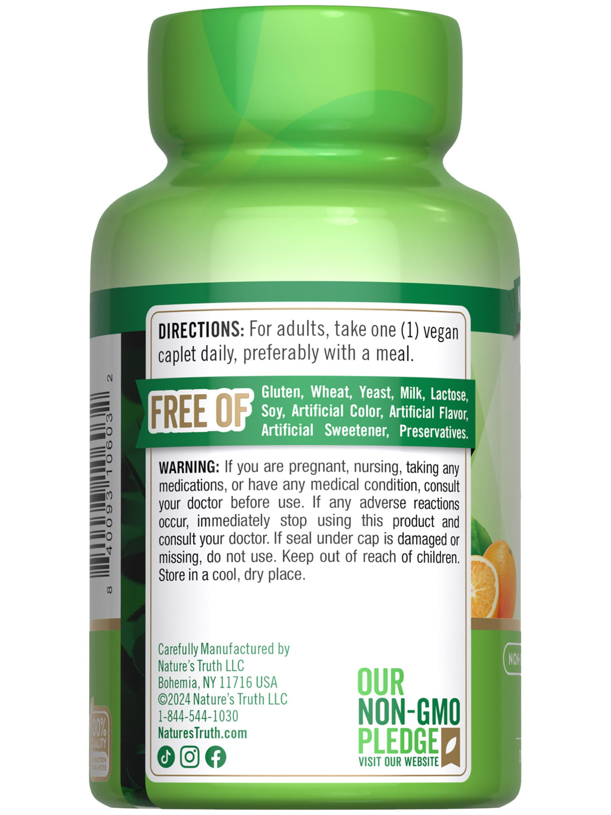 Nature's Truth Vitamin C 1000 mg with Rose Hips - 100 Caplets - image 7