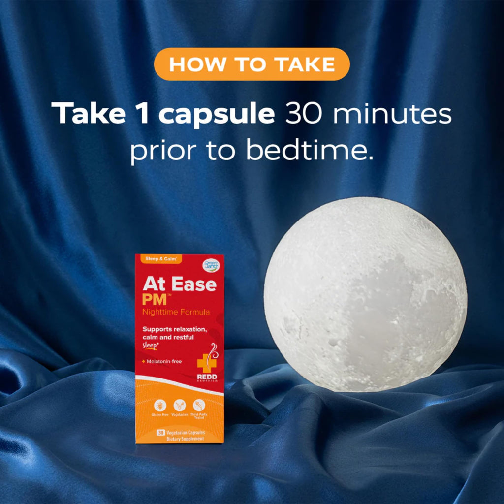 Redd Remedies At Ease PM Sleep Support - 30 Capsules - image 8