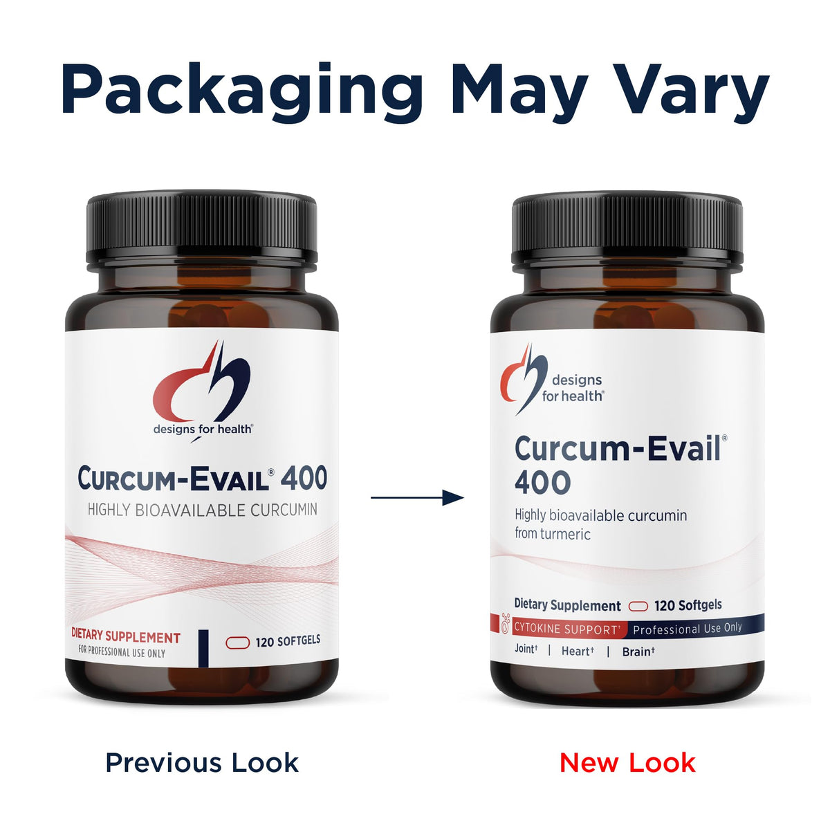 Designs for Health Curcum-Evail 400 Turmeric Curcumin - 120 Softgels - image 4