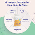 Bari Life Hair, Skin & Nails Supplement - 90 Tablets - image 4