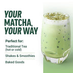 Force Factor Organic Matcha Green Tea Powder - 5.96 Ounce - image 3