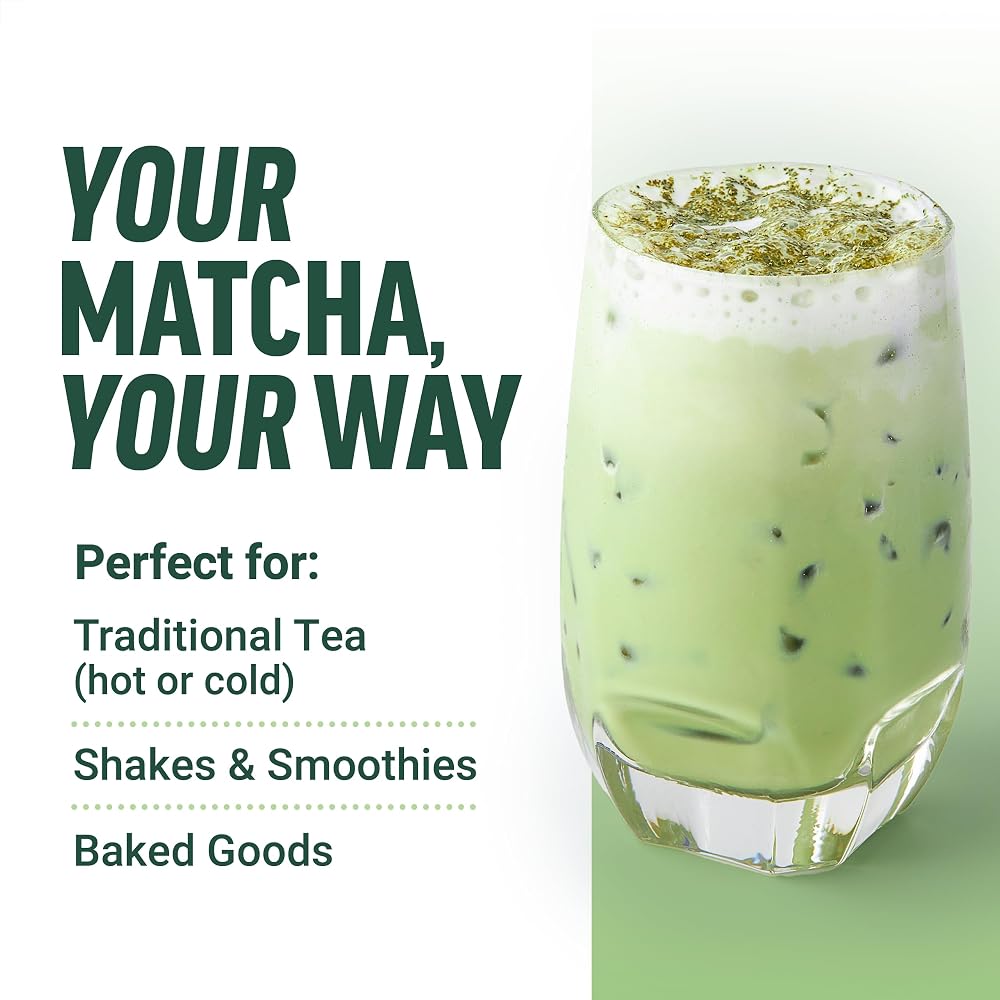 Force Factor Organic Matcha Green Tea Powder - 5.96 Ounce - image 3