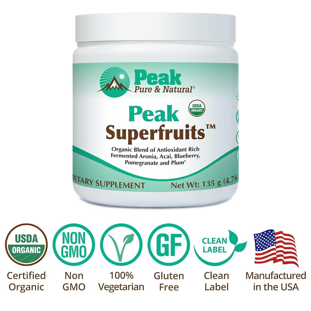 Peak Organic Superfruits Polyphenol Powder - 30 Servings - image 4