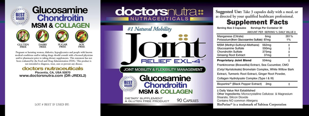 Doctors Nutra Joint Support Supplement with Glucosamine & Chondroitin - image 4