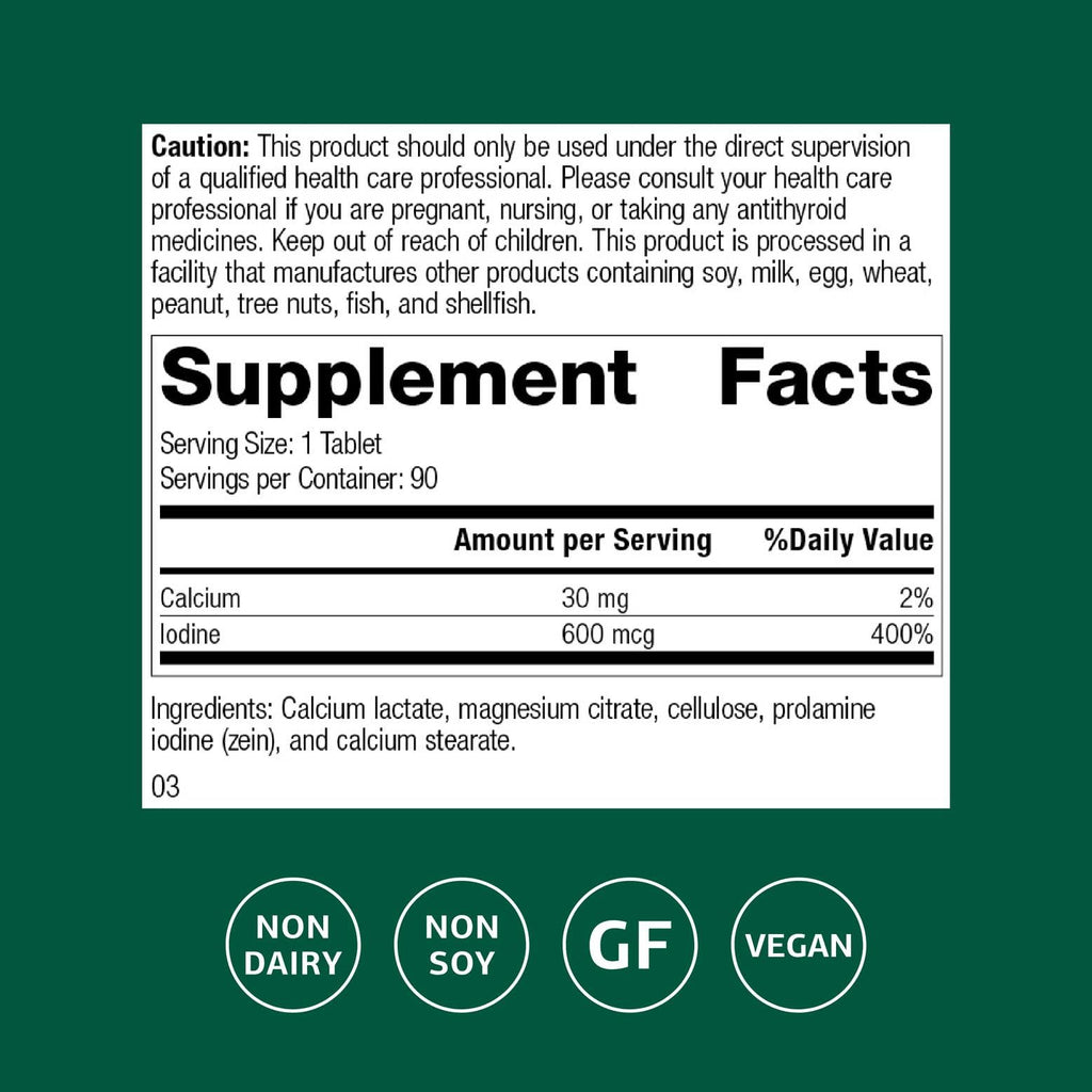 Standard Process Prolamine Iodine, Thyroid & Endocrine Support