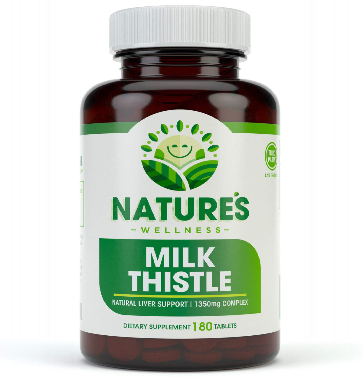 Natures Wellness Milk Thistle Liver Support - 180 Tablets
