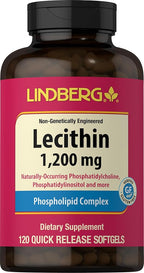 Lindberg Lecithin 1200mg - 120 Softgels